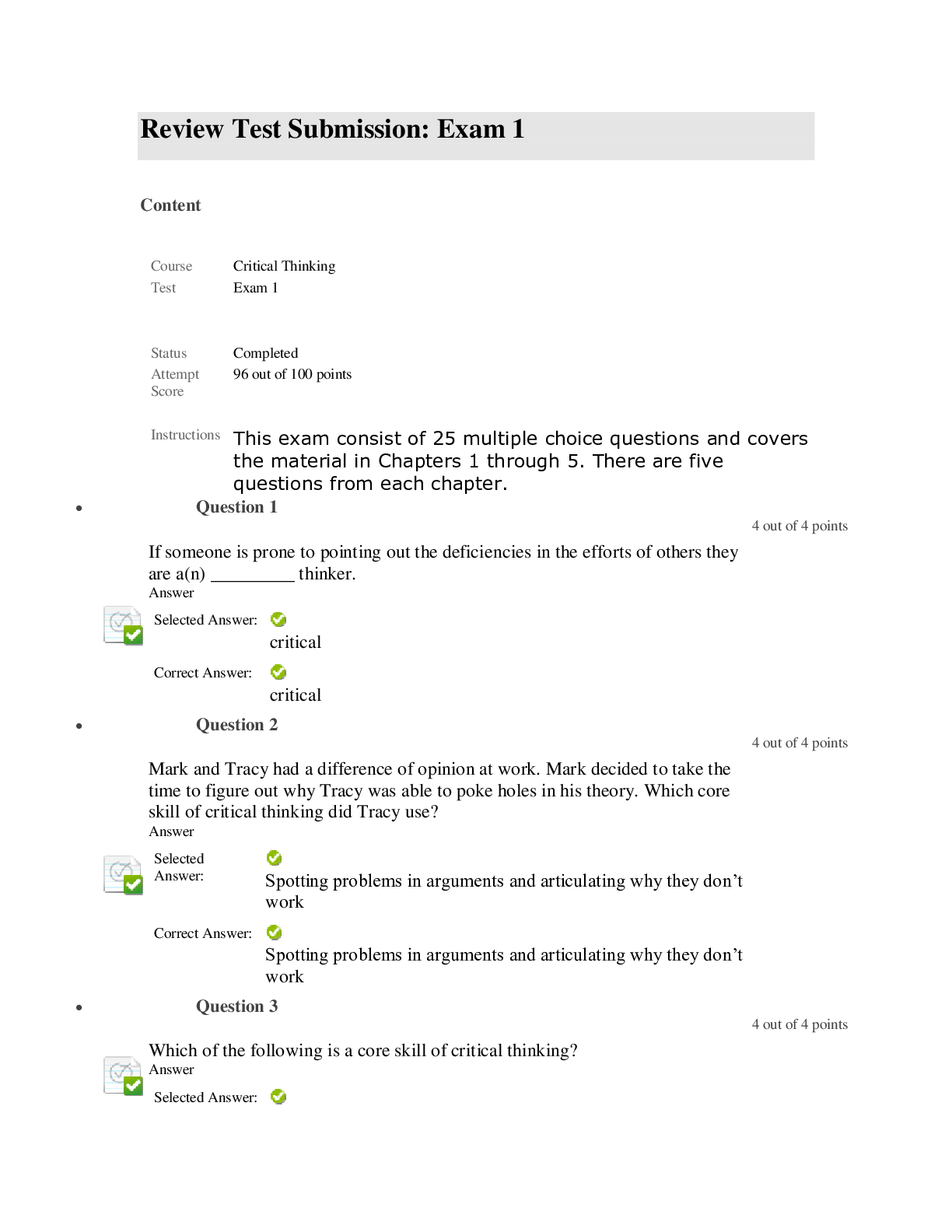 Preview image of PHI 210Exam 1 Critical Thinking PHI 210 ch 1-5 2021 document